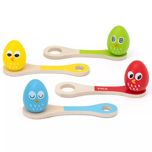 VIGA Bėk su kiaušiniais ant šaukšto vaikams