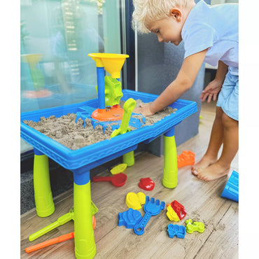 vandens staliukas 2in1 smėlio dėžė Palmė 18 vnt.