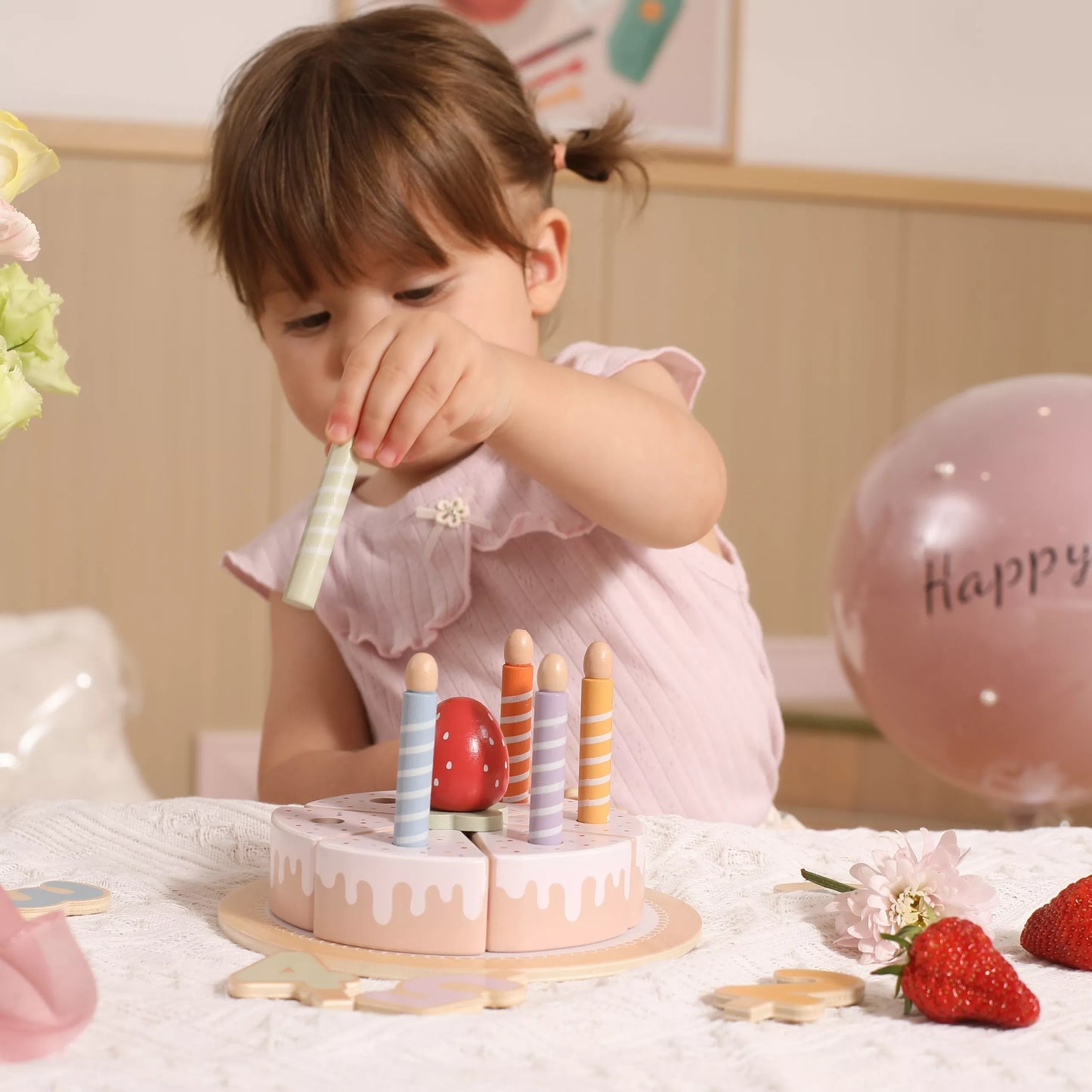 VIGA medinis gimtadienio tortas pjaustymui
