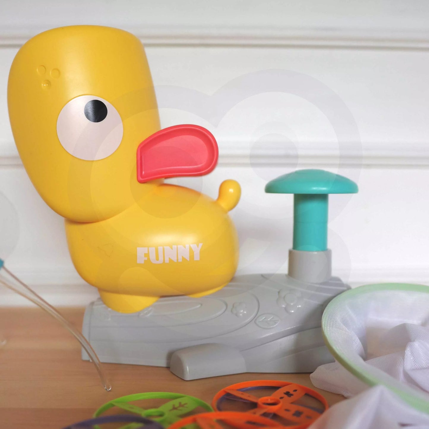 WOOPIE žaidimų automatas „Gaudyk frisbį“ – disko mėtytuvas