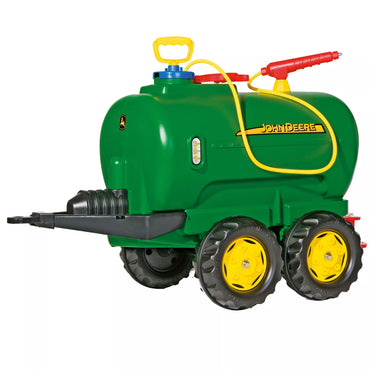 Rolly Toys ritininis tanklaivis John Deere dviejų ašių tanklaivis + siurblys