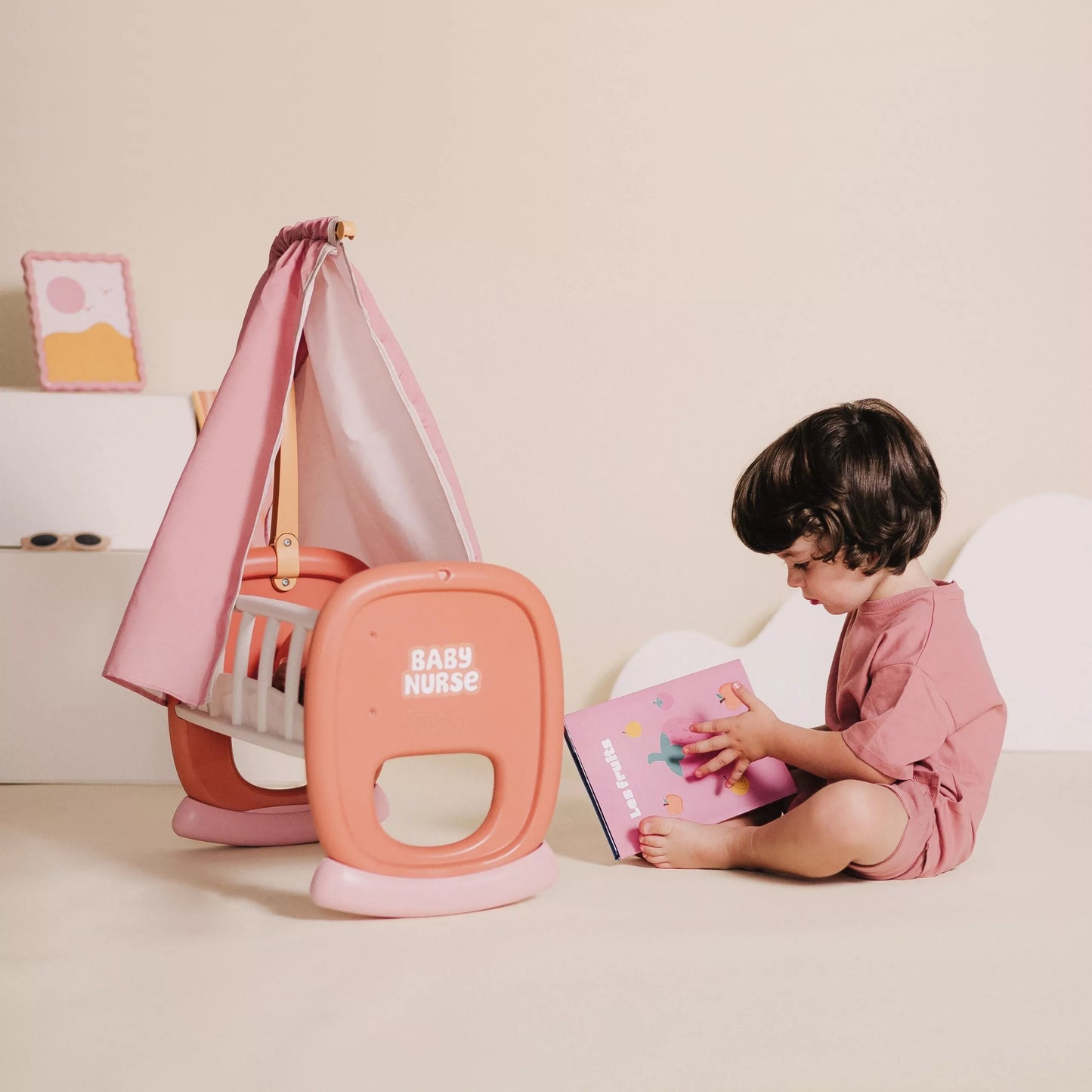 Smoby kūdikio slaugytojo lopšys su stogeliu