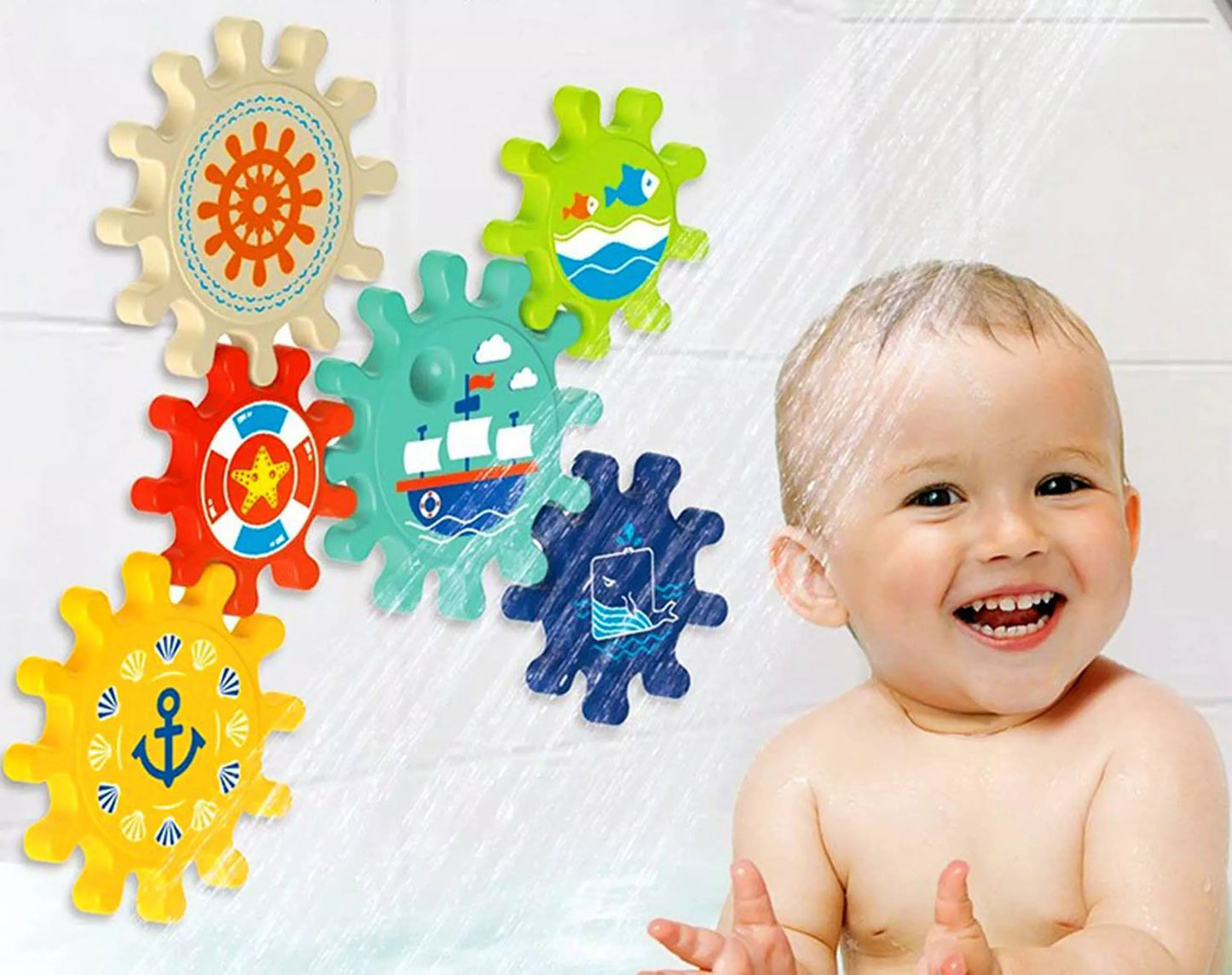 WOOPIE BABY vandens vonios žaislas su krumpliaračiais