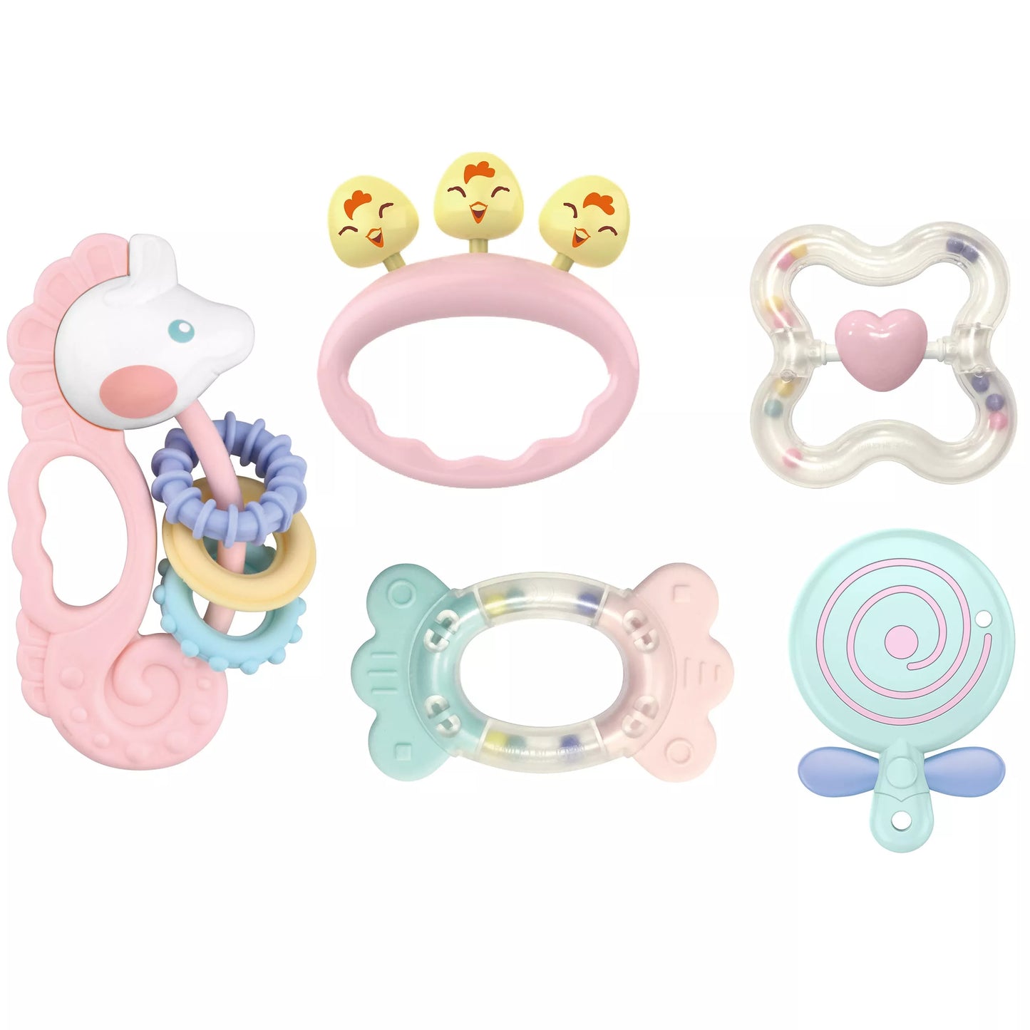 WOOPIE BABY sensorinis barškučių kramtukų rinkinys