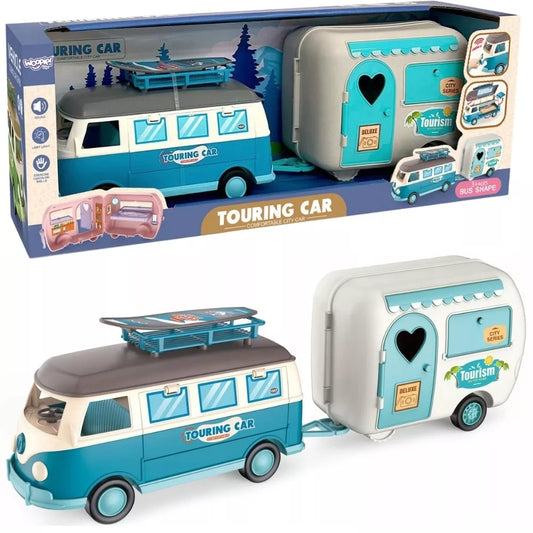 WOOPIE XL lėlių namelio rinkinys su priekaba