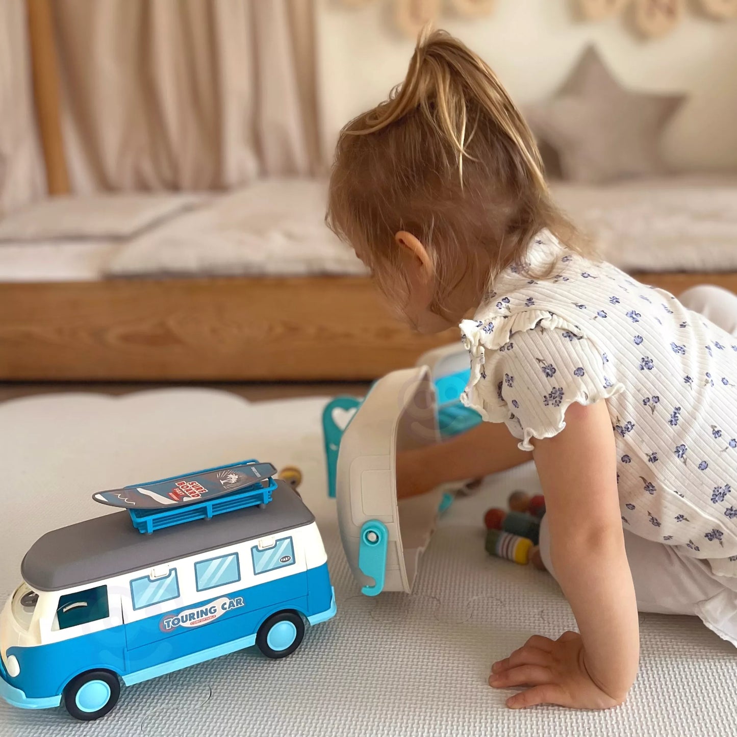 WOOPIE XL lėlių namelio rinkinys su priekaba