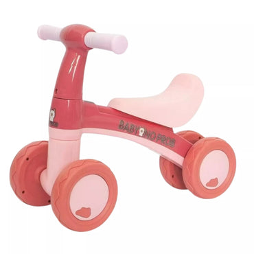 WOOPIE rožinis keturračio tipo balansinis dviratukas