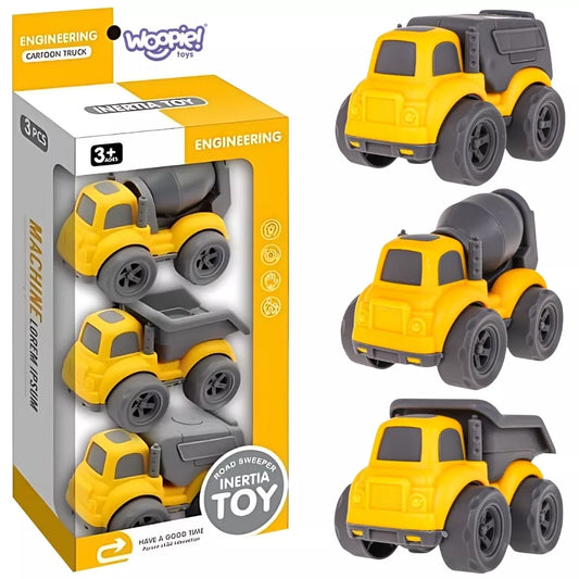 WOOPIE 3in1 Statybinės transporto priemonės