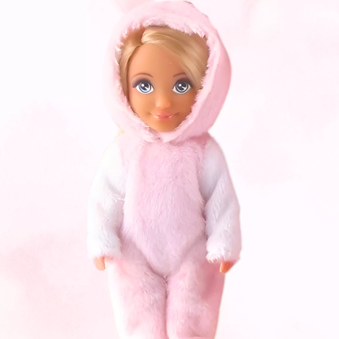 WOOPIE ROYAL Dolls Jumpsuits Pink Bunnies rinkinys