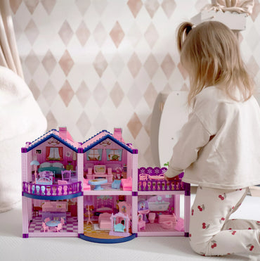 „WOOPIE“ ponio lėlių namelis – „PONIŲ FANTAZIJOS VILA“, 120 detalių