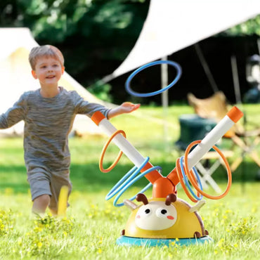 „WOOPIE“ automatinis šokdynės arkadinis žaidimas – 2 viename: šokdynė ir taikinys „Mesk į bitutę“