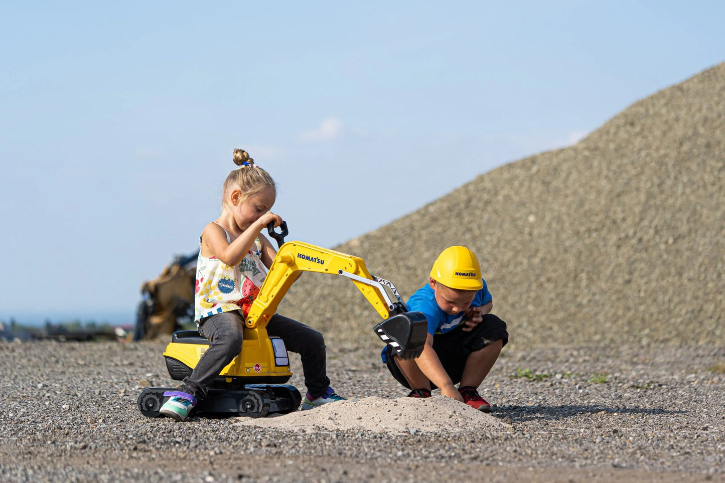 FALK Komatsu Digger pasivažinėjimo ekskavatorius