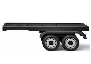 HL358 Mercedes Scania Actros juodas vilkikas su puspriekabe