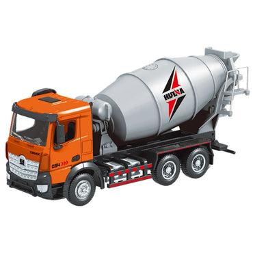 HUINA 1:50 metalinis oranžinis betono maišytuvas