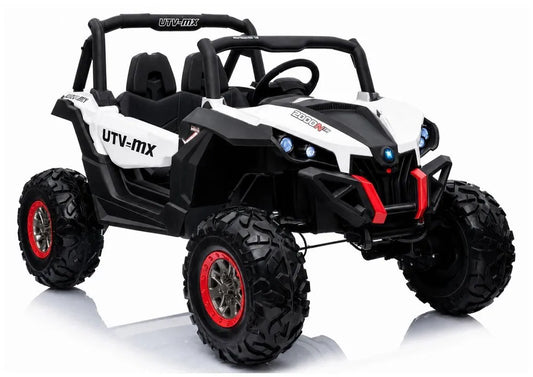 Jeep XMX603 akumuliatorinis automobilis vaikams – baltas