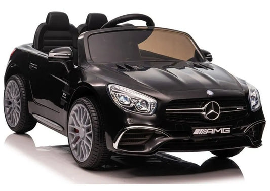 Juodas Mercedes SL65 S XMX602B elektromobilis vaikams