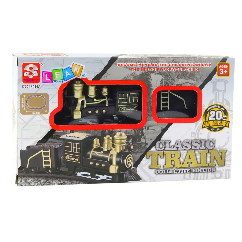 Klasikinis traukinys su bėgiais vaikams