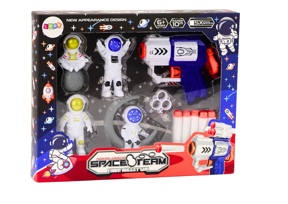 Kosmoso šaudymo rinkinys su astronautais