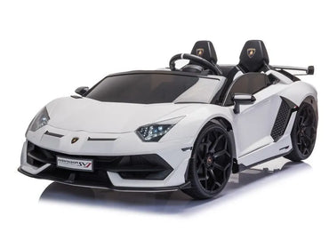 Lamborghini Aventador SX2028 – baltas elektromobilis vaikams