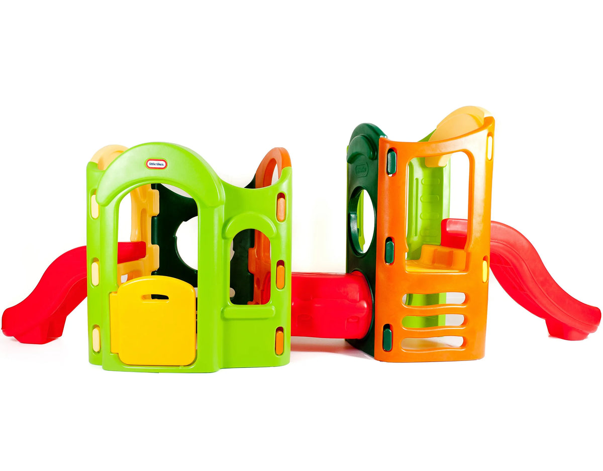 Little Tikes 8in1 žaidimų kompleksas – čiuožykla, laipynė ir slaptos perėjos
