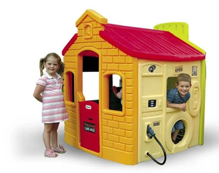 Little Tikes teminis žaidimų namelis su 4 skirtingomis sienomis