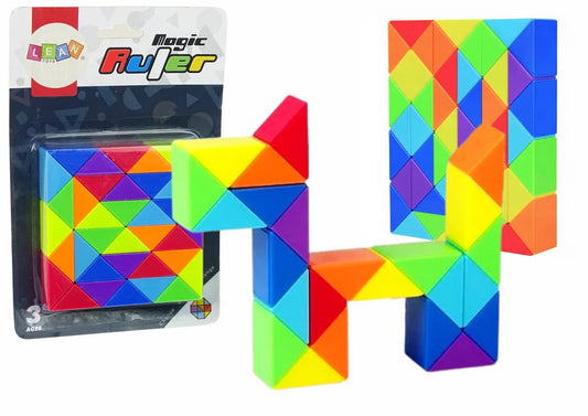 Maginis gyvatėlės kubas – dėlionė, loginis žaidimas, 3+