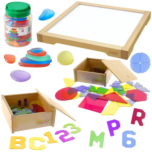 Masterkidz LED sensorinė šviesdėžė su priedais