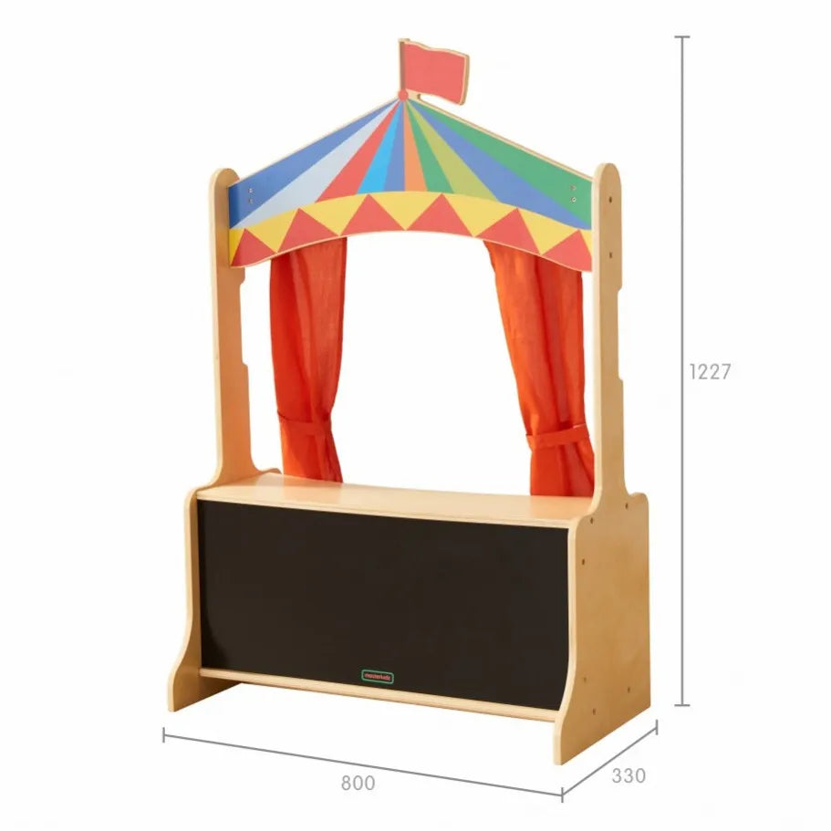 MASTERKIDZ medinis lėlių teatras ir parduotuvės kioskas