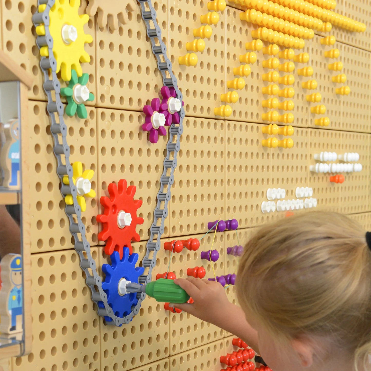 Masterkidz pavarų ir krumpliaračių rinkinys STEM lentoms