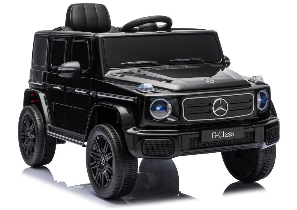 Mercedes G 4×4 24V 2580 juodas akumuliatorinis automobilis vaikams