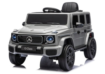 Mercedes G 4×4 24V 2580 pilkas akumuliatorinis automobilis vaikams