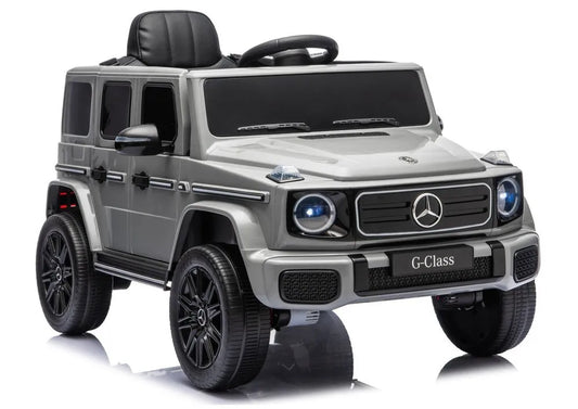 Mercedes G 4×4 24V 2580 pilkas akumuliatorinis automobilis vaikams