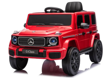 Mercedes G 4×4 24V 2580 raudonas akumuliatorinis automobilis vaikams
