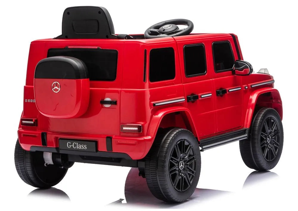 Mercedes G 4×4 24V 2580 raudonas akumuliatorinis automobilis vaikams