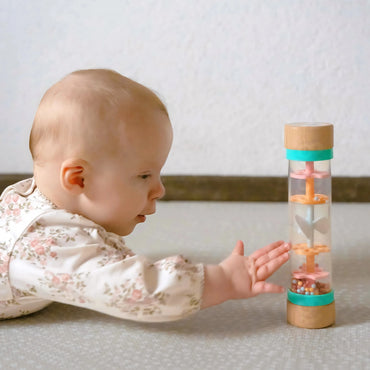 Montessori XXL 6in1 sensorinis rinkinys kūdikiams (3–4 mėn.) – pirmieji atradimai per pojūčius