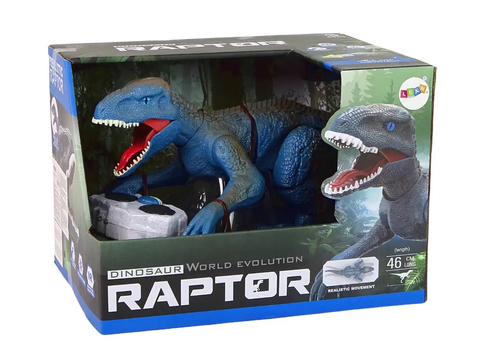 Nuotoliniu būdu valdomas velociraptorius – mėlynas