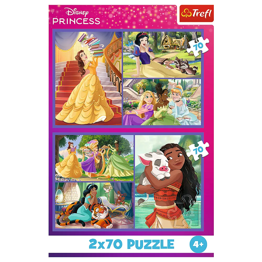 „Pasakiškos dienos“ – Disney Princesės dėlionė 2×70 detalių