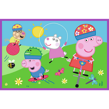 „Peppa žaidimų aikštelėje“ – dėlionė 2×24 detalių
