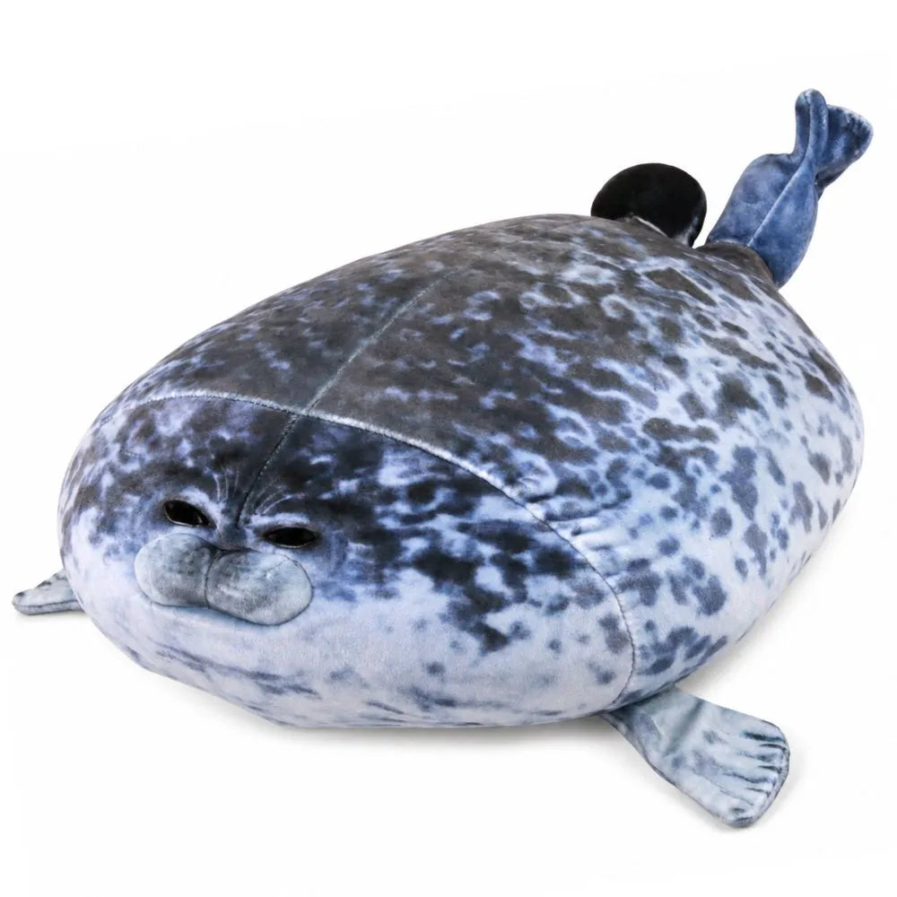 Pliušinis ruonis, pilkas – 38 cm