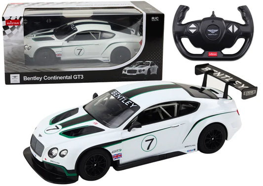 RC Bentley Continental GT3 1:14 baltas