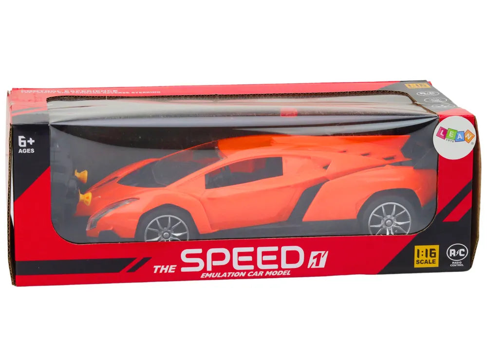 RC sportinis automobilis 1:16 oranžinis