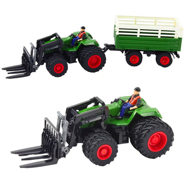 RC traktorius su priekaba 1:24