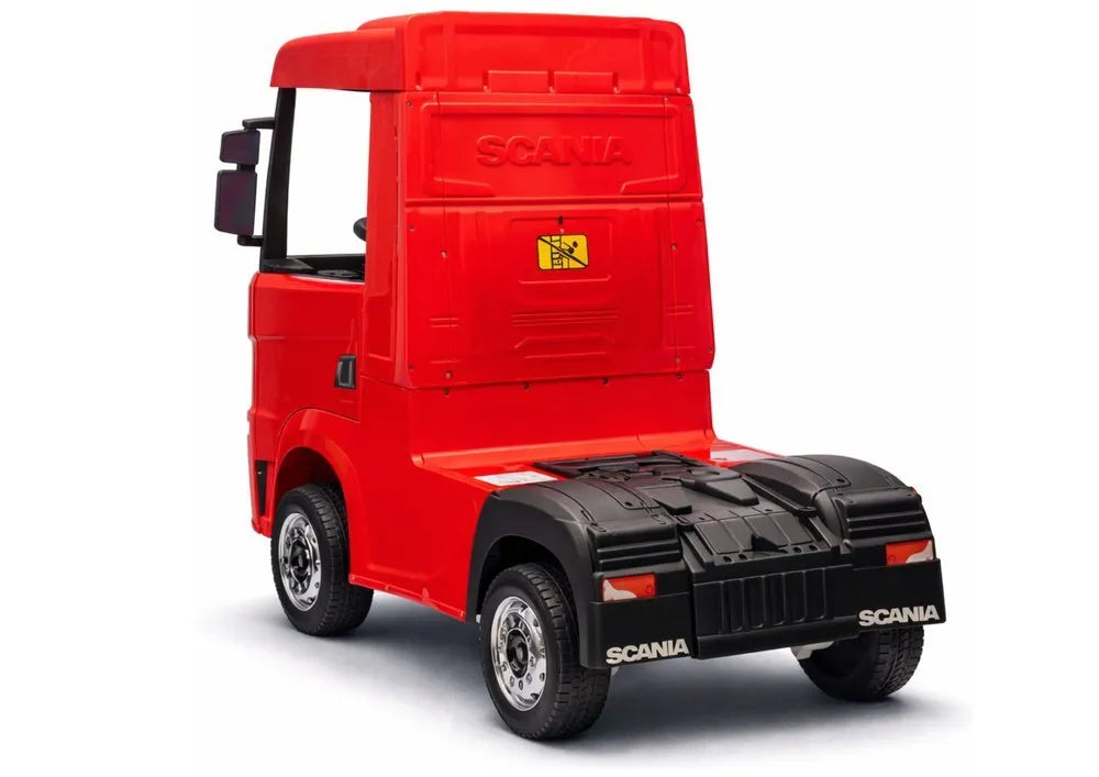 SCANIA 500R HL698 akumuliatorinis automobilis, raudonas, 4×4