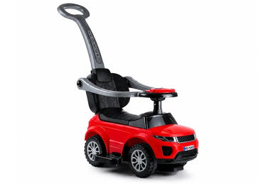 SPORT CAR raudonas paspirtukas–mašinėlė vaikams