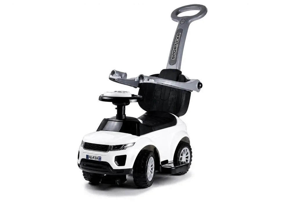 SPORT CAR rožinė paspirtuko mašinėlė vaikams