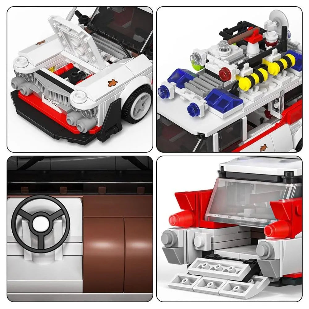 Sportinio automobilio konstruktorius iš 631 detalės