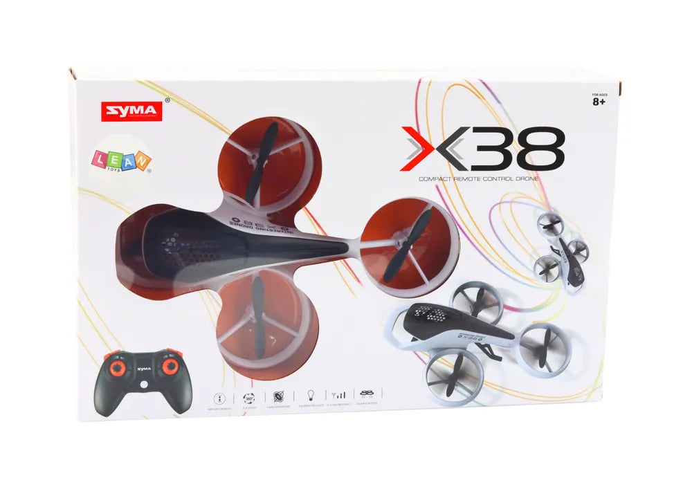 SYMA X38 baltas RC dronas