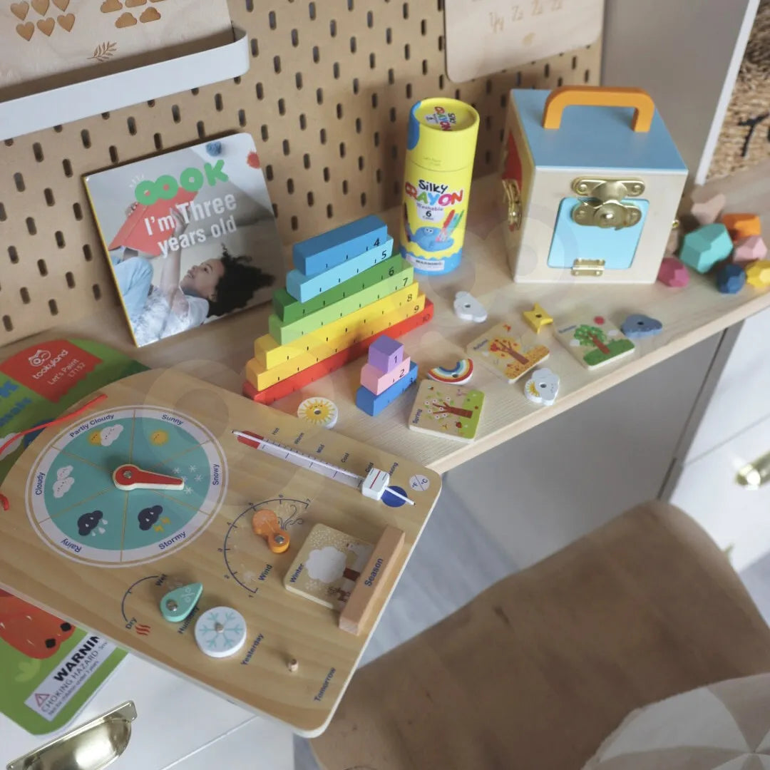 Tooky Toy Montessori edukacinė dėžutė 6in1 3+