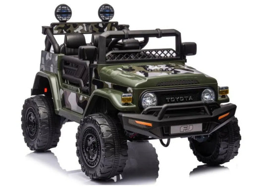 Toyota FJ JJ2099 – moro spalvos 4×4 vaikiškas elektromobilis