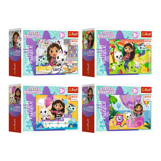 Trefl miniMaxi dėlionė „Colorful Day with Gabby“ – 20 detalių